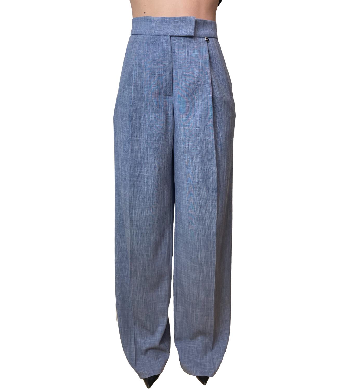 Pantalone beige cotone