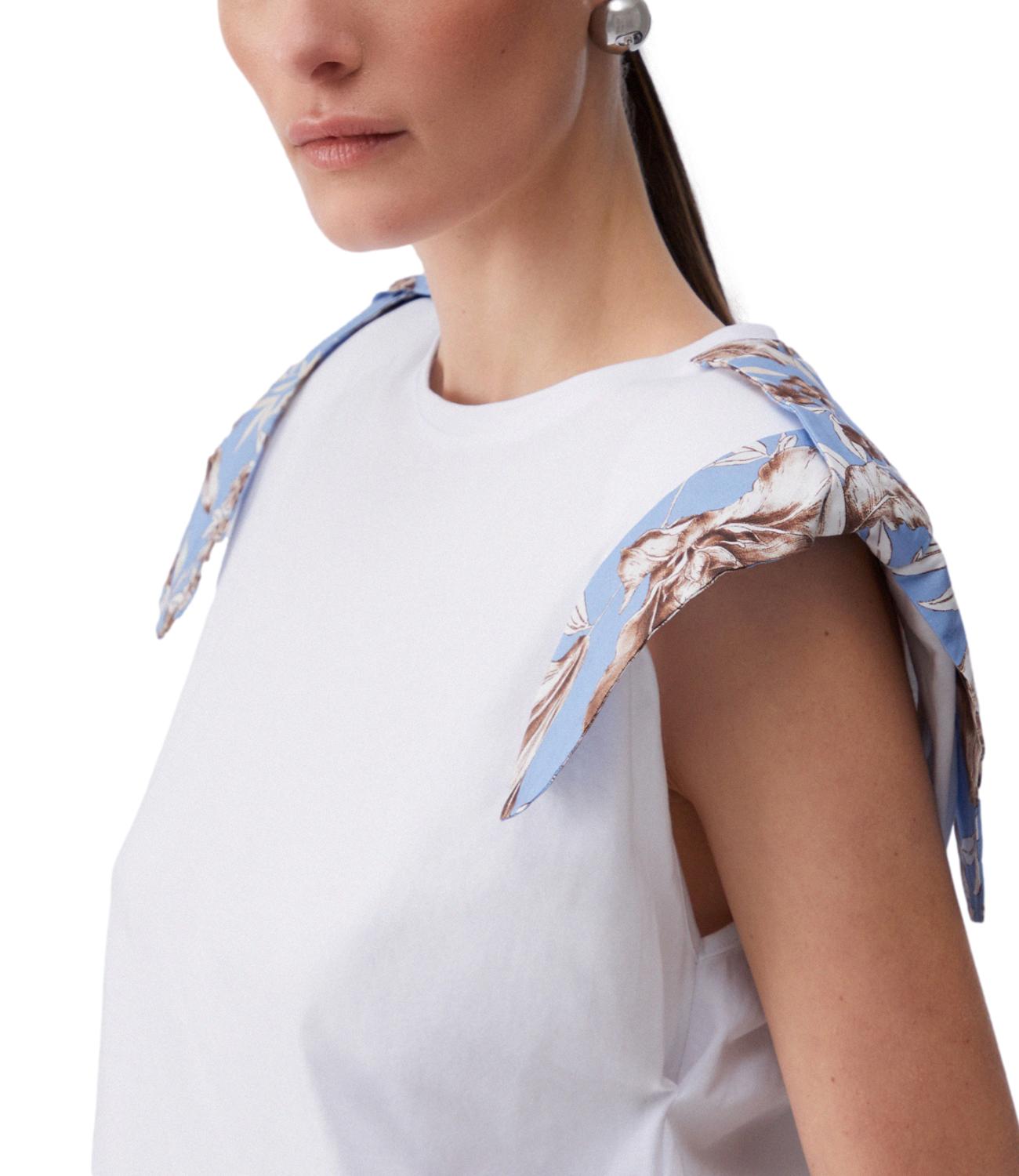 Liu Jo T-shirt Bianco/Wave Lily Donna