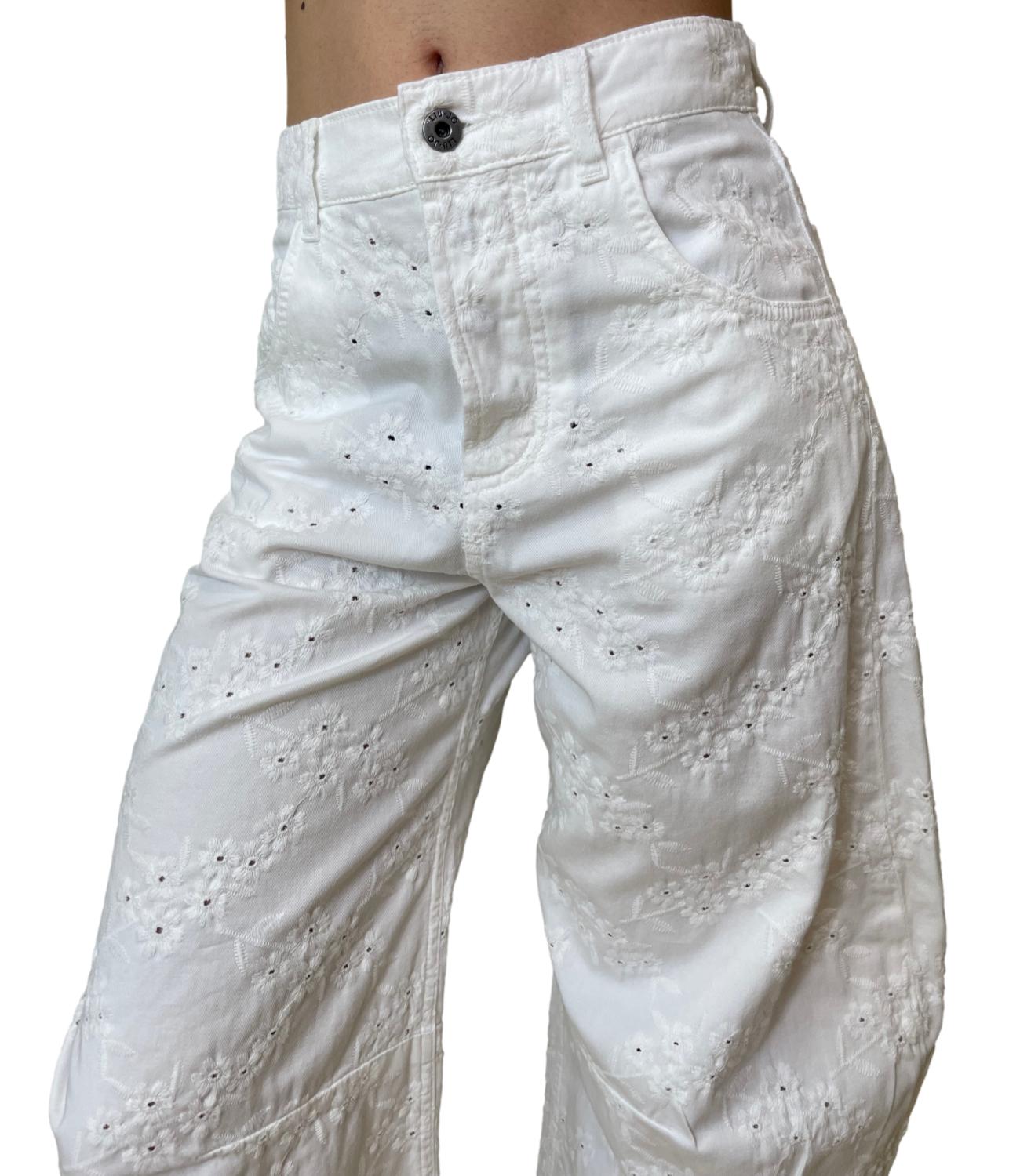 Liu Jo Pantalone Bianco Lana Donna