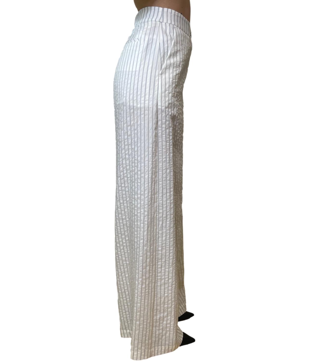 Liu Jo Pantalone Stripes Nero/Bianco Donna
