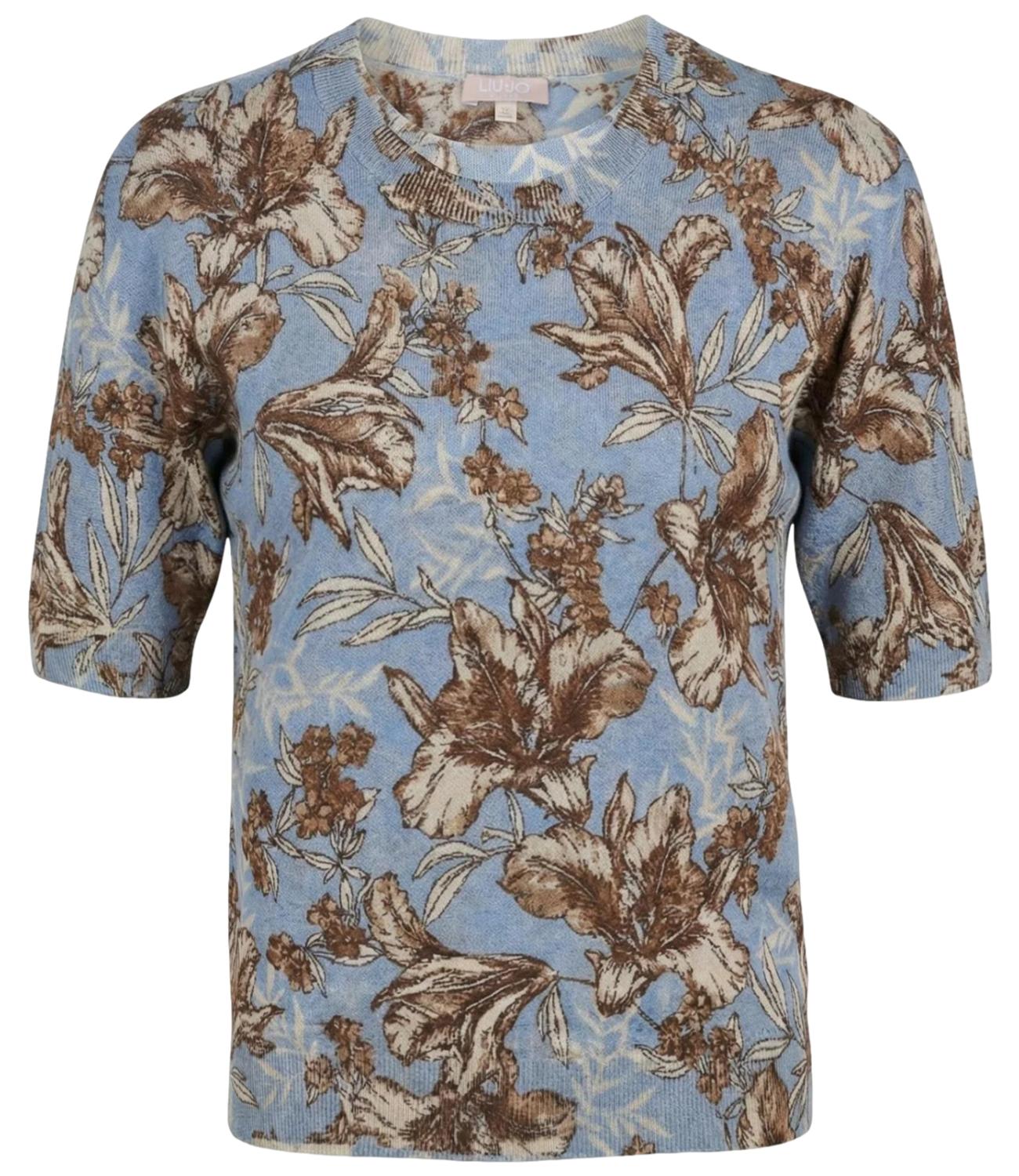 Liu Jo Maglia Blu Waves Liles Donna