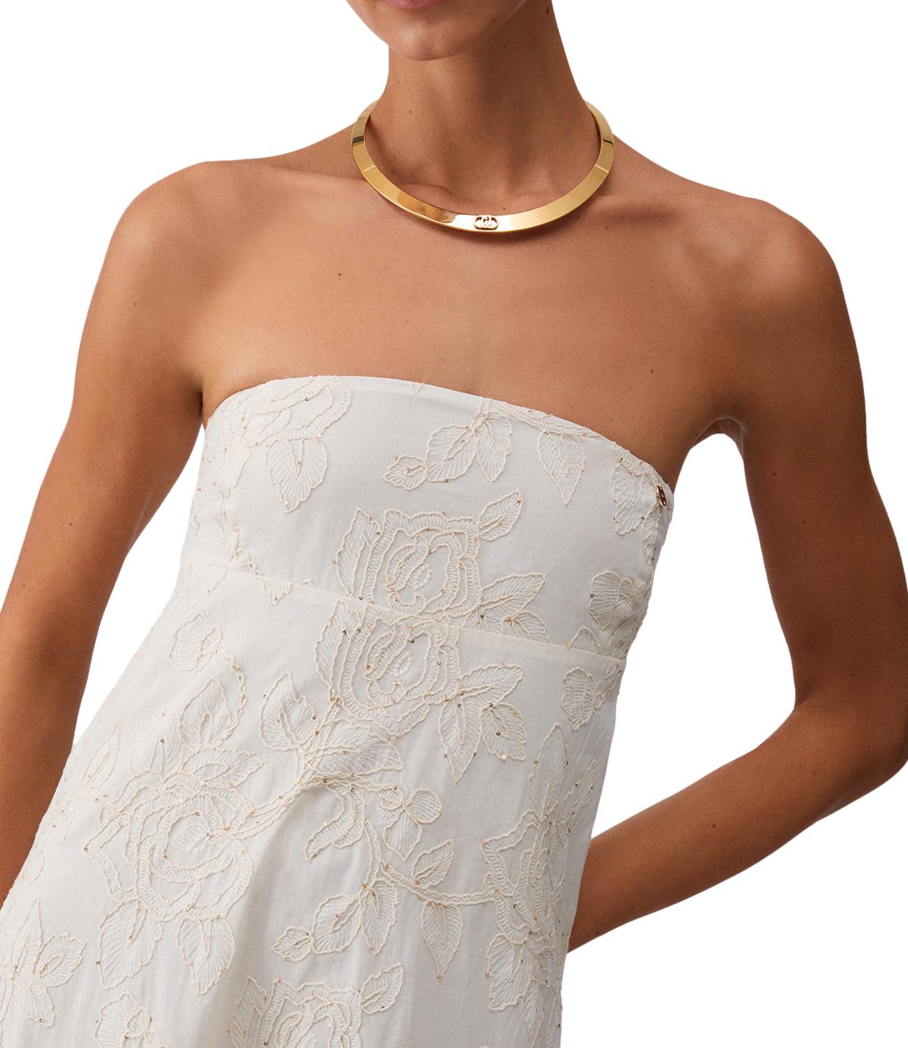 Abito Liu jo WA6456T472A Donna - Natural Flower Sequi