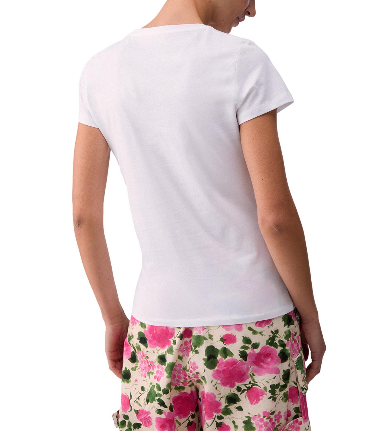 T-Shirt Liu jo WA6493JS923 Donna - Bco Liujo Naive Rose