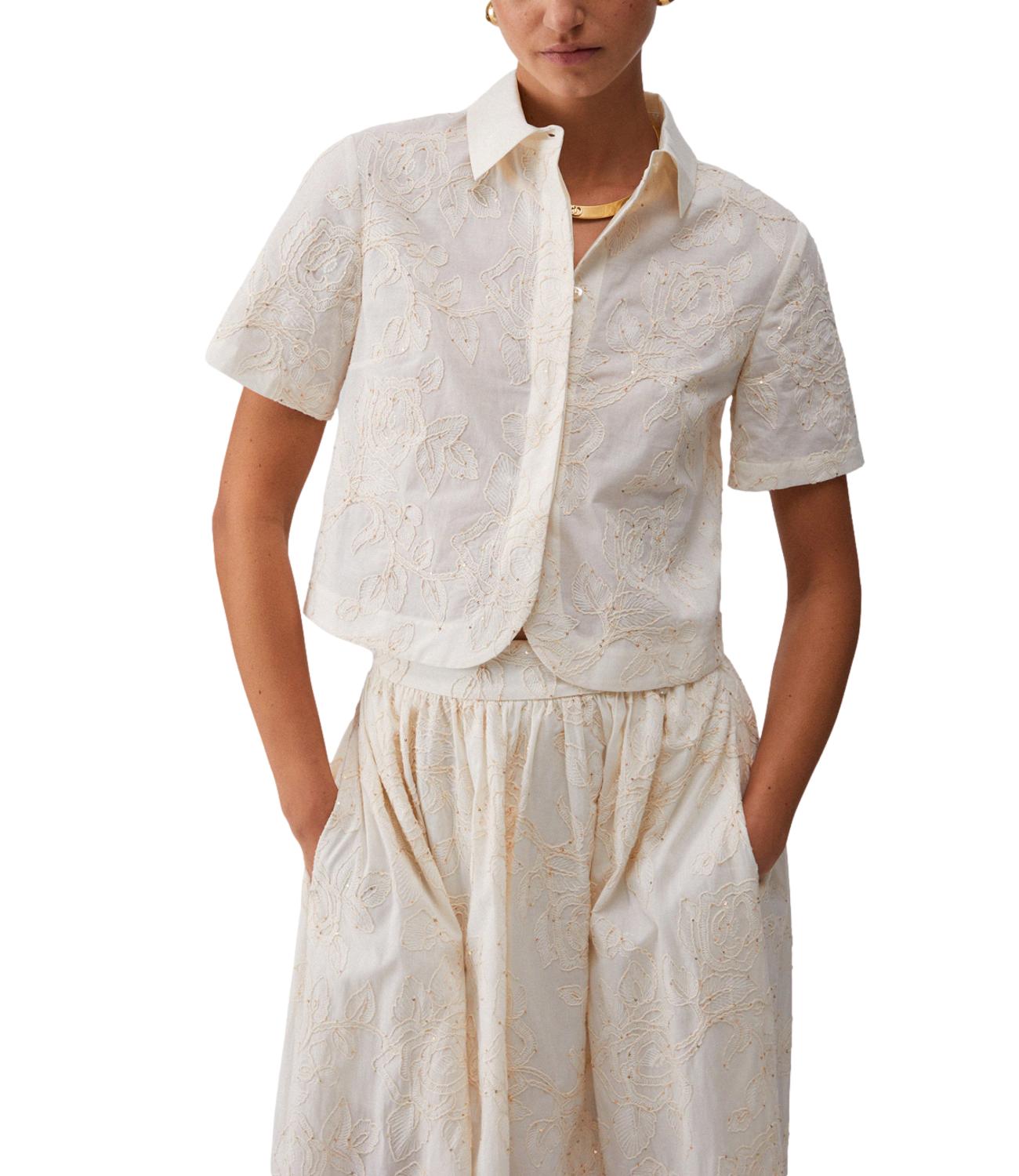 Camicia Liu jo WA6508T472A Donna - Natural Flower Sequi