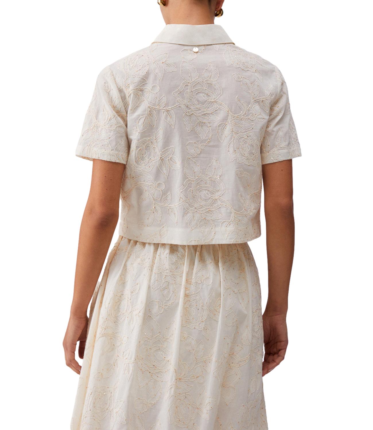 Camicia Liu jo WA6508T472A Donna - Natural Flower Sequi