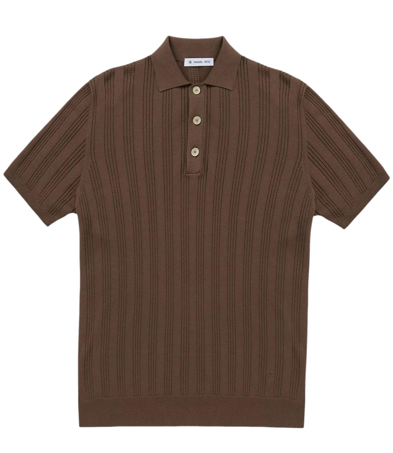 Polo Manuel Ritz 4032M505 263311 Uomo - Marrone