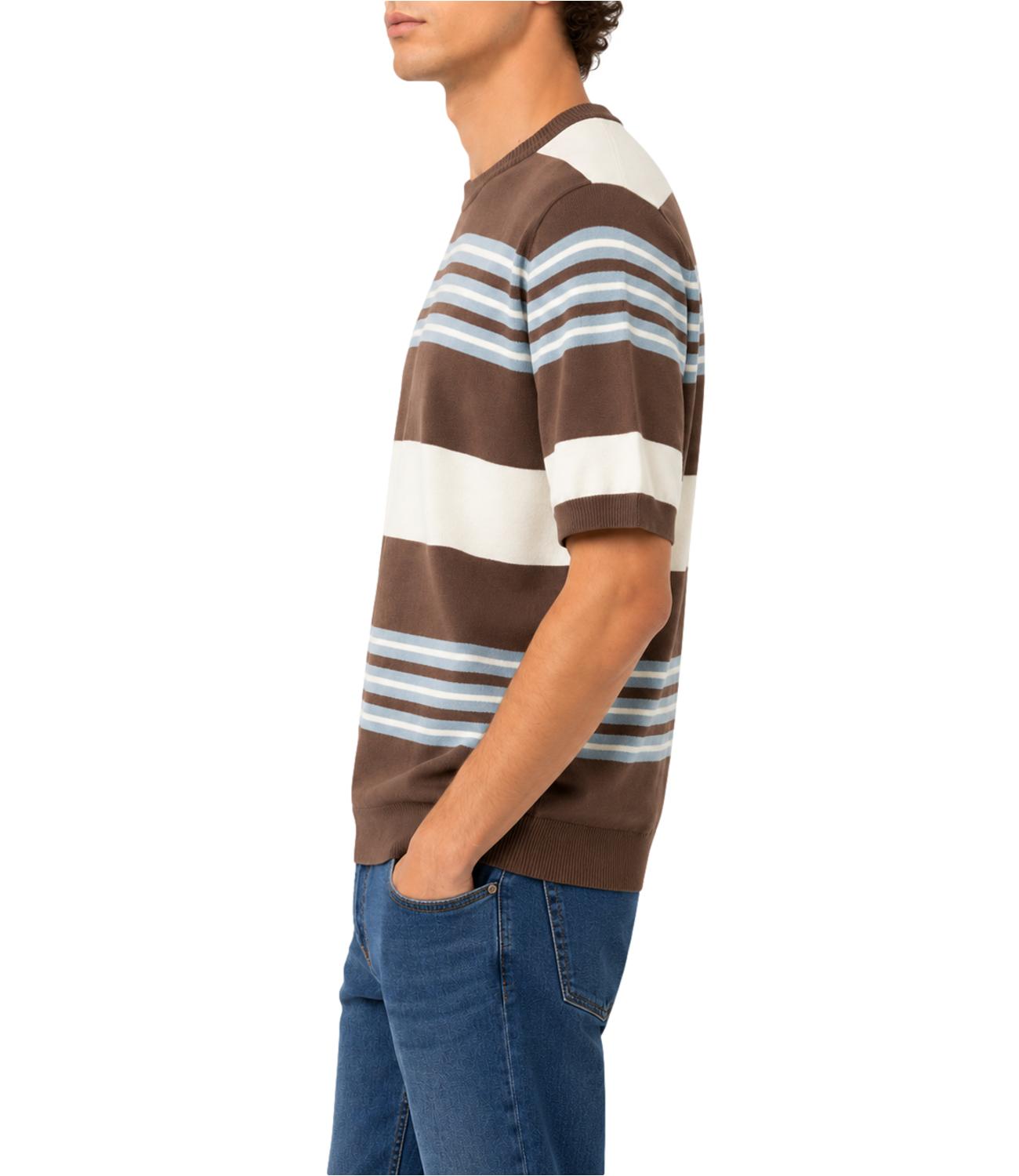 T-Shirt Manuel Ritz 4032M516 263320 Uomo - Marrone