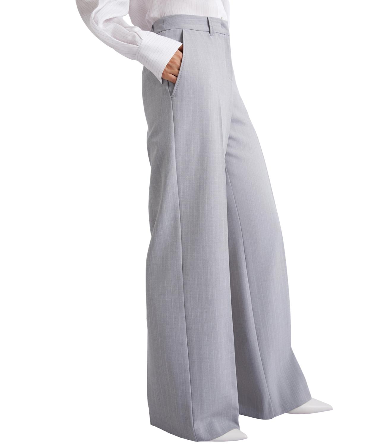 Marella Pantalone Mllgiunchi Grigio Chiaro Melange Donna