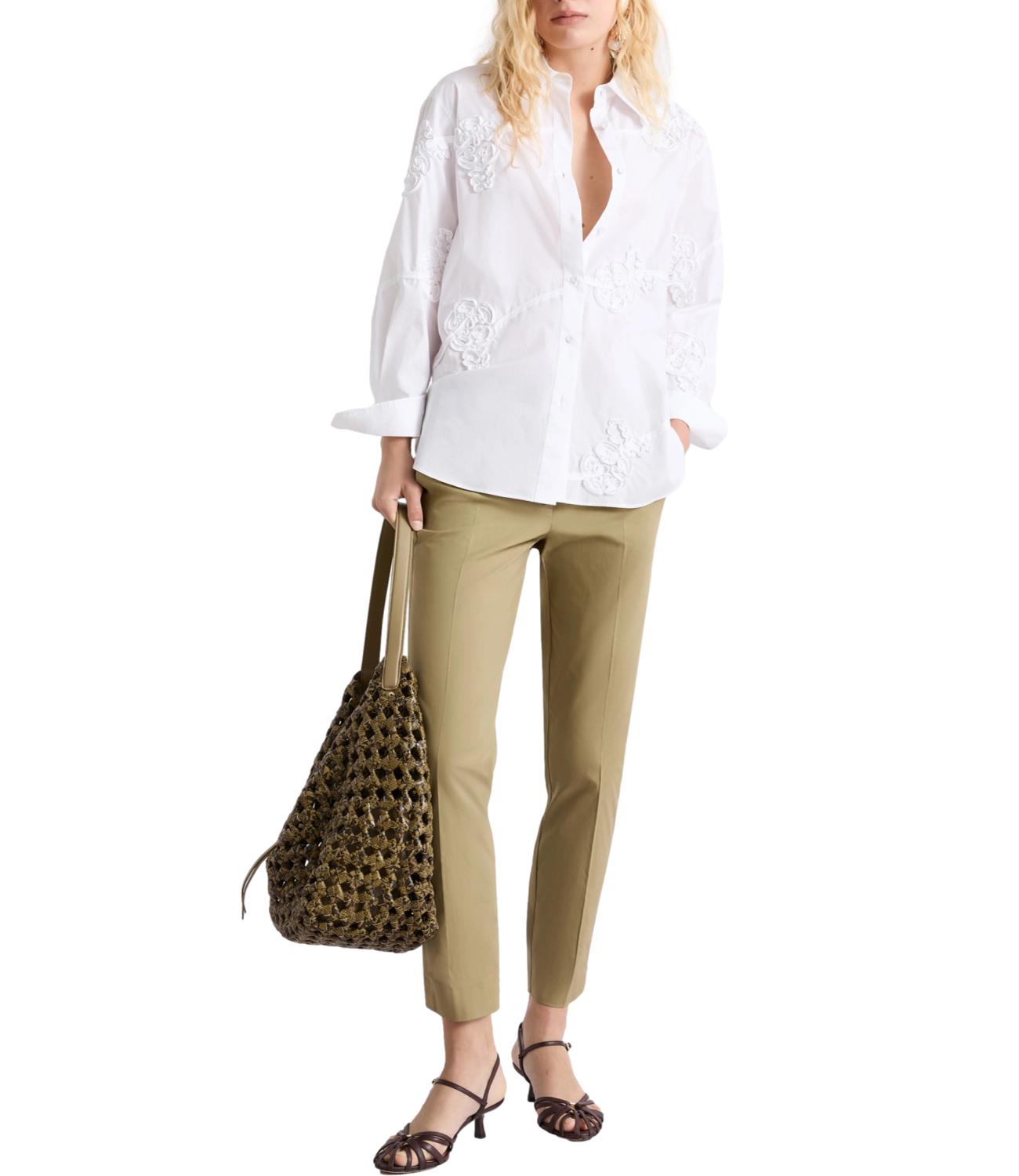 Marella Pantalone Mllgettone Kaki Donna