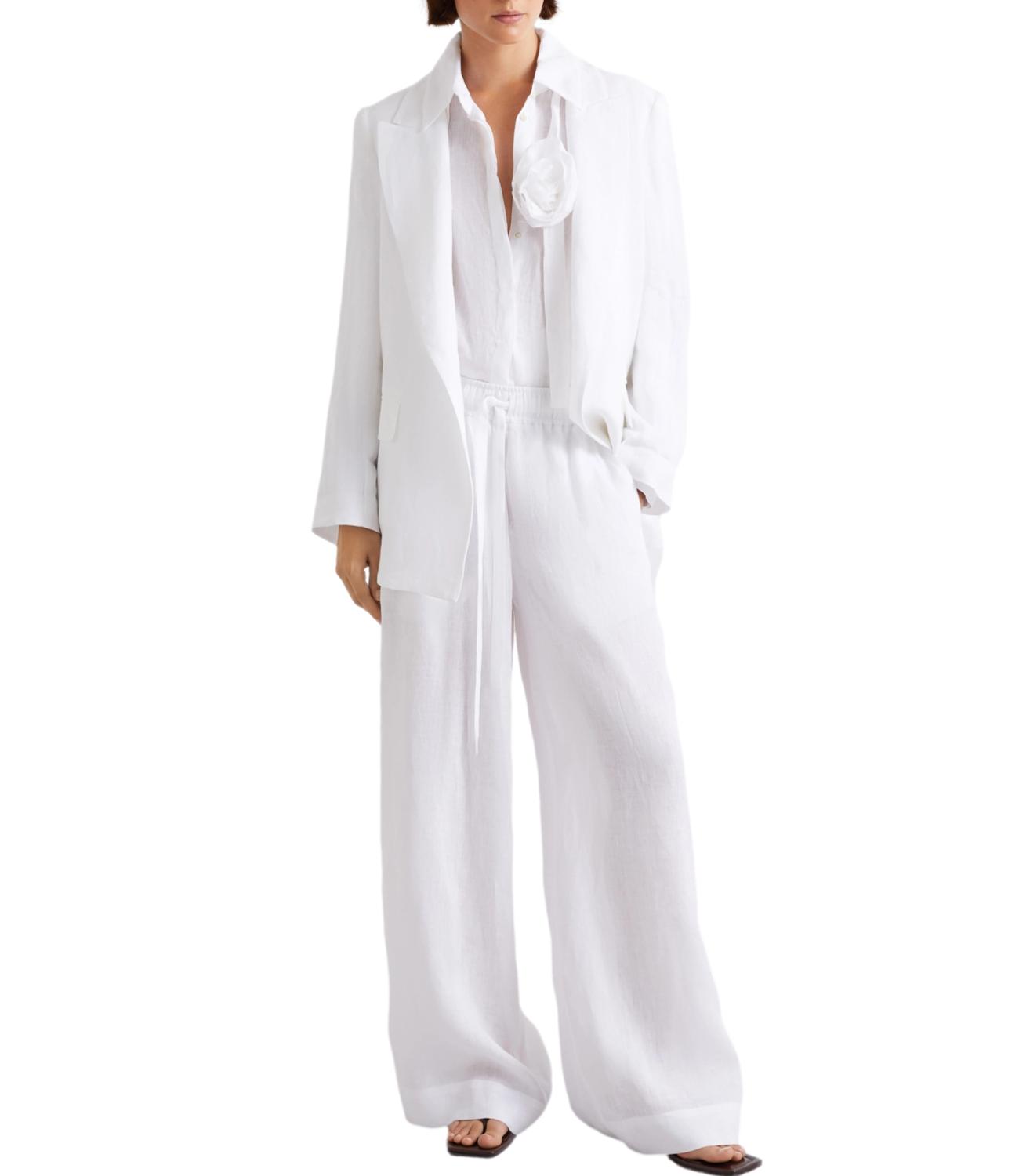 Marella Sport Pantalone Mlsuomo Bianco Ottico Donna
