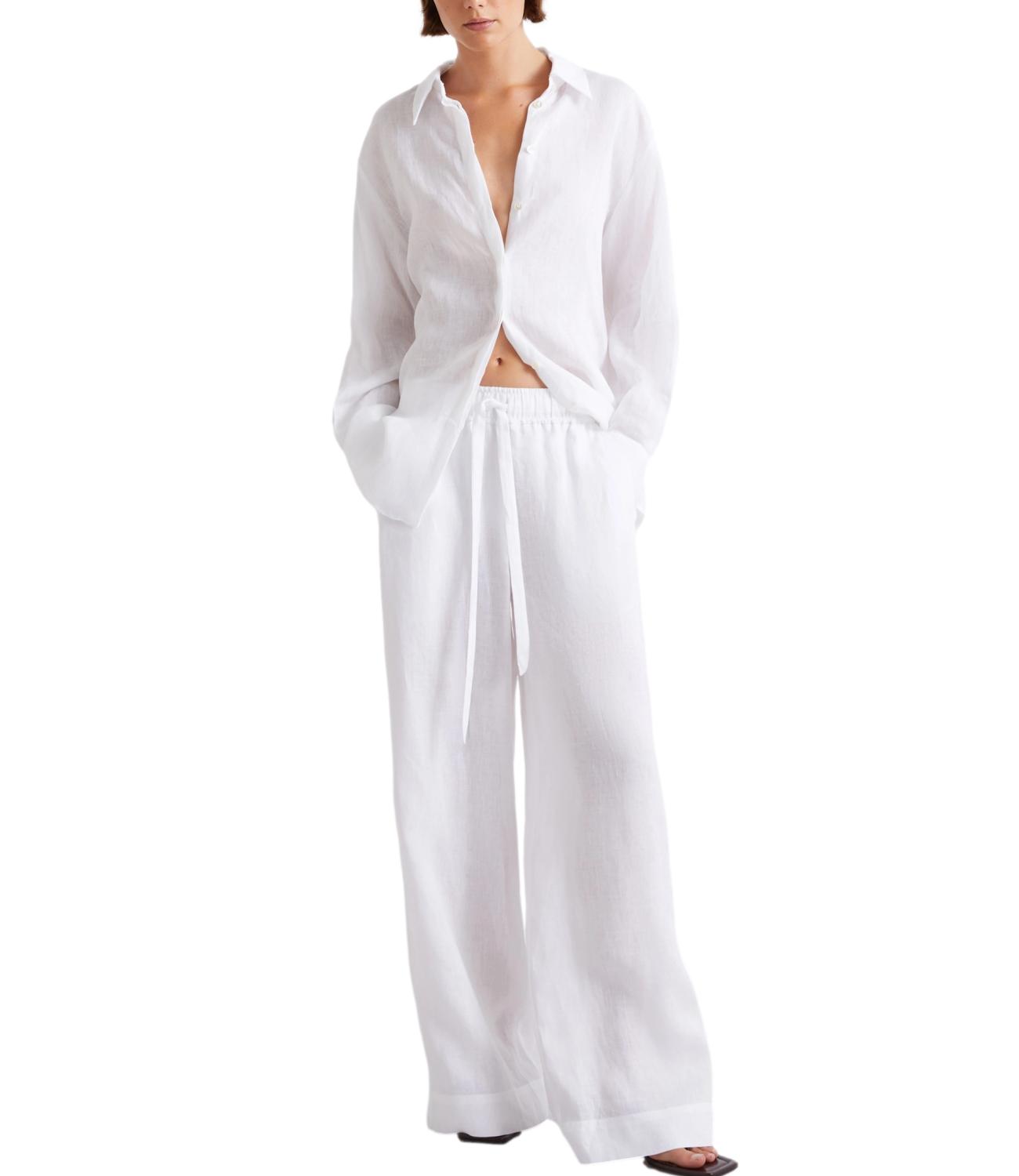 Marella Sport Pantalone Mlsuomo Bianco Ottico Donna