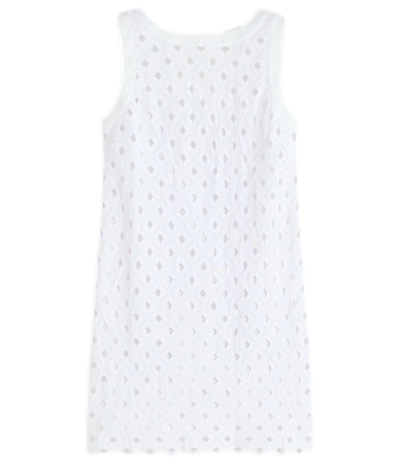 Max Mara Beachwear Abito Bchpesi Bianco Ottico Donna