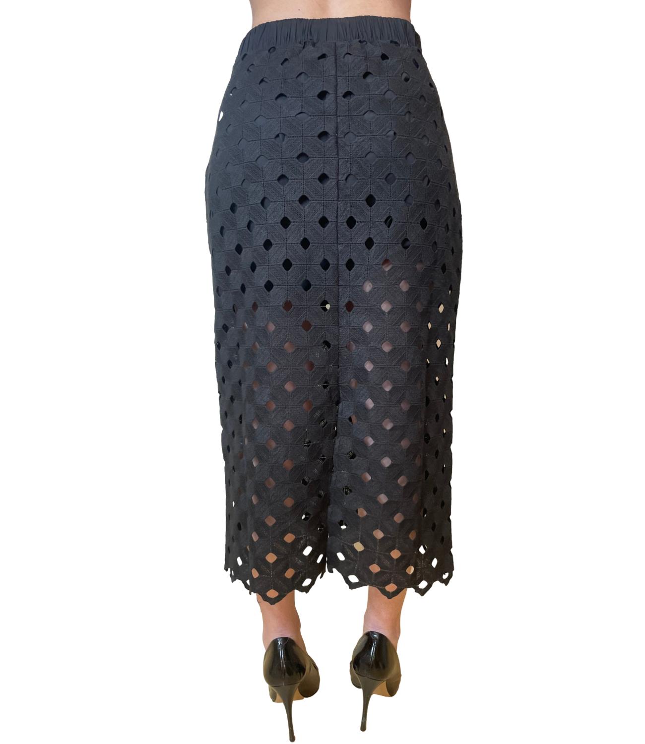Max Mara Beachwear Gonna Bchzorro Nero Donna