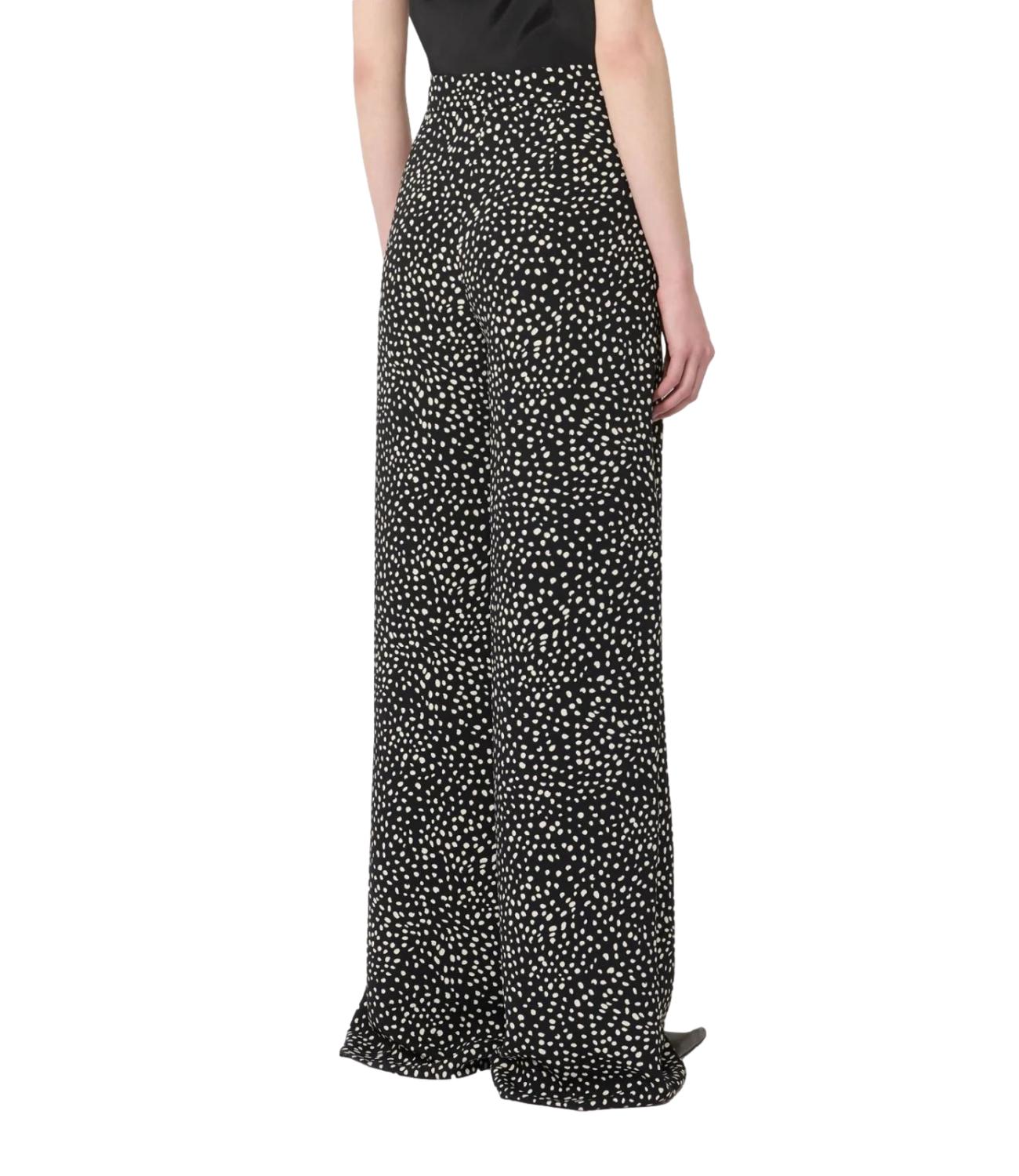 Mstfresco pantalone nero fantasia