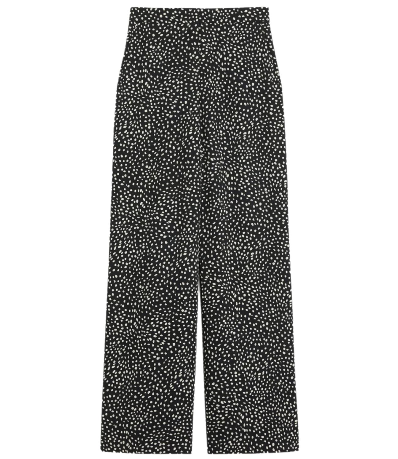 Mstfresco pantalone nero fantasia