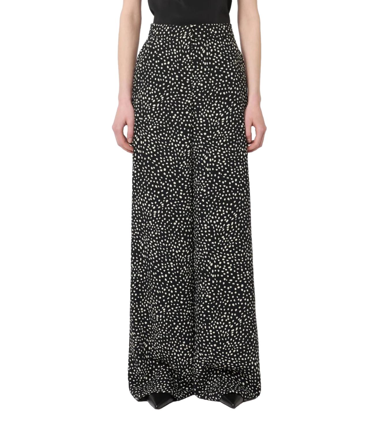 Mstfresco pantalone nero fantasia