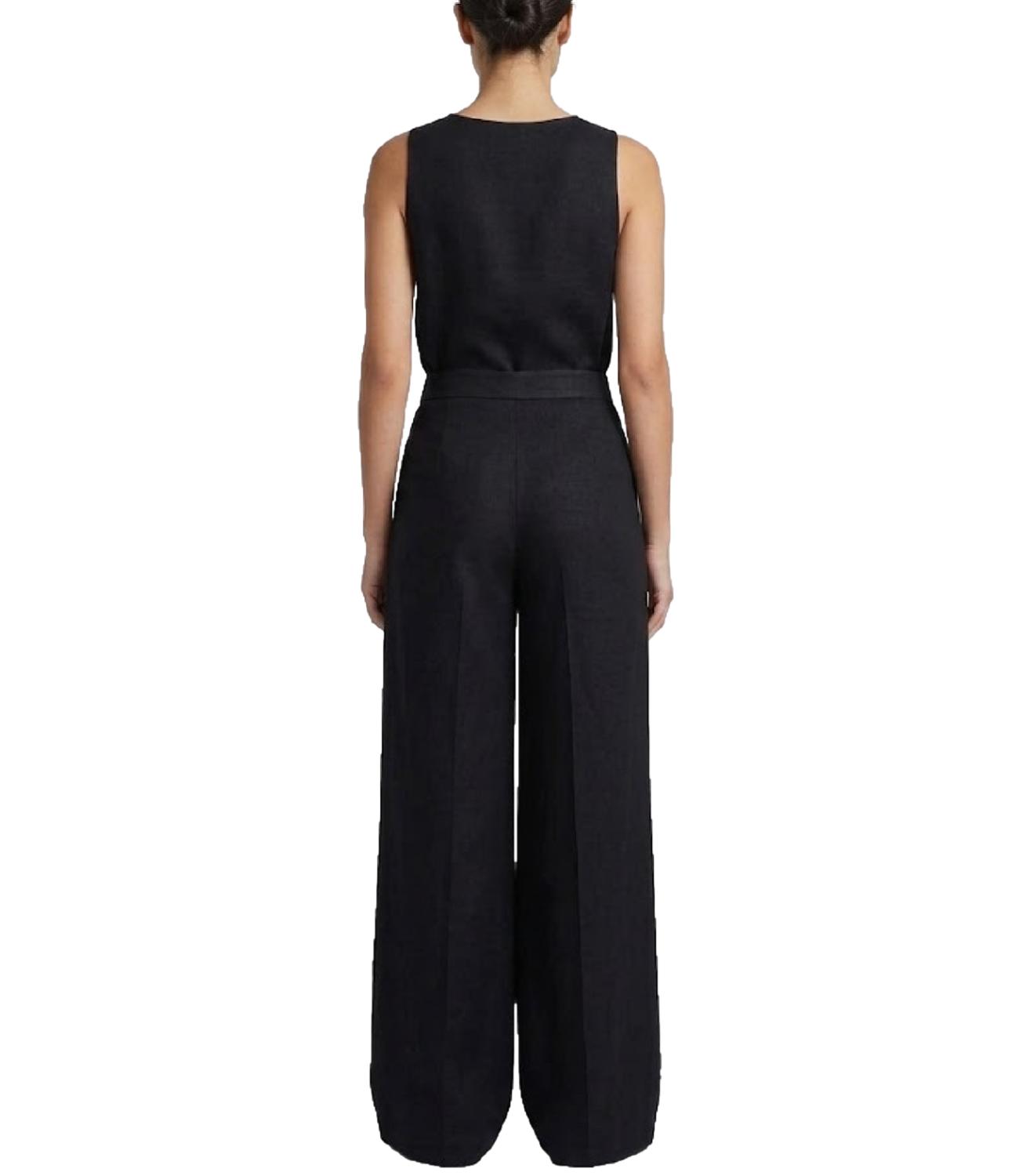 Pantaloni Msttapioca nero lino