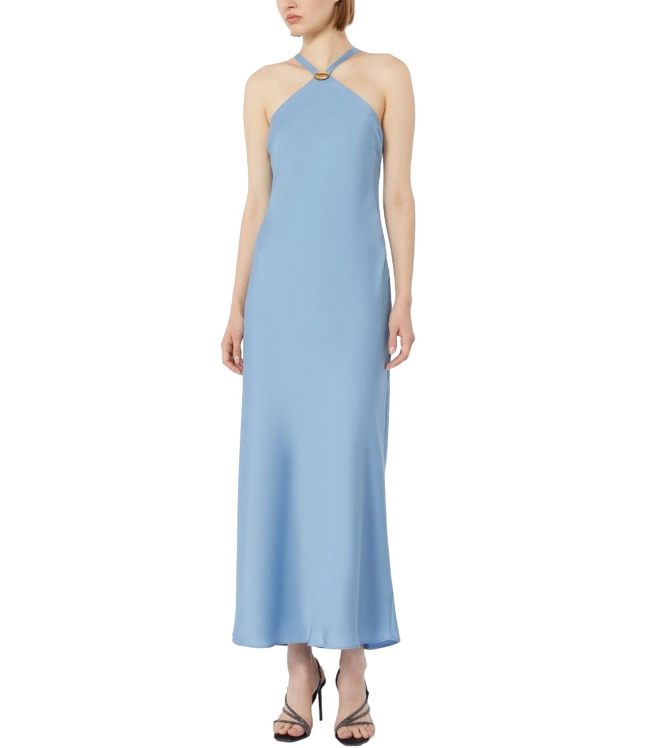 Vestito Mseghiotto azzurro lungo