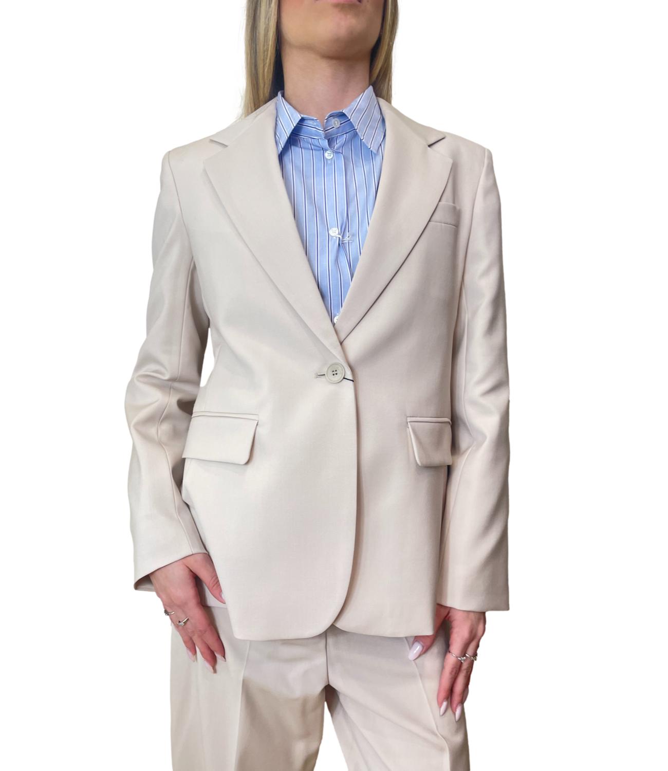Max Mara Weekend Giacca Wkdlamine Sabbia Donna