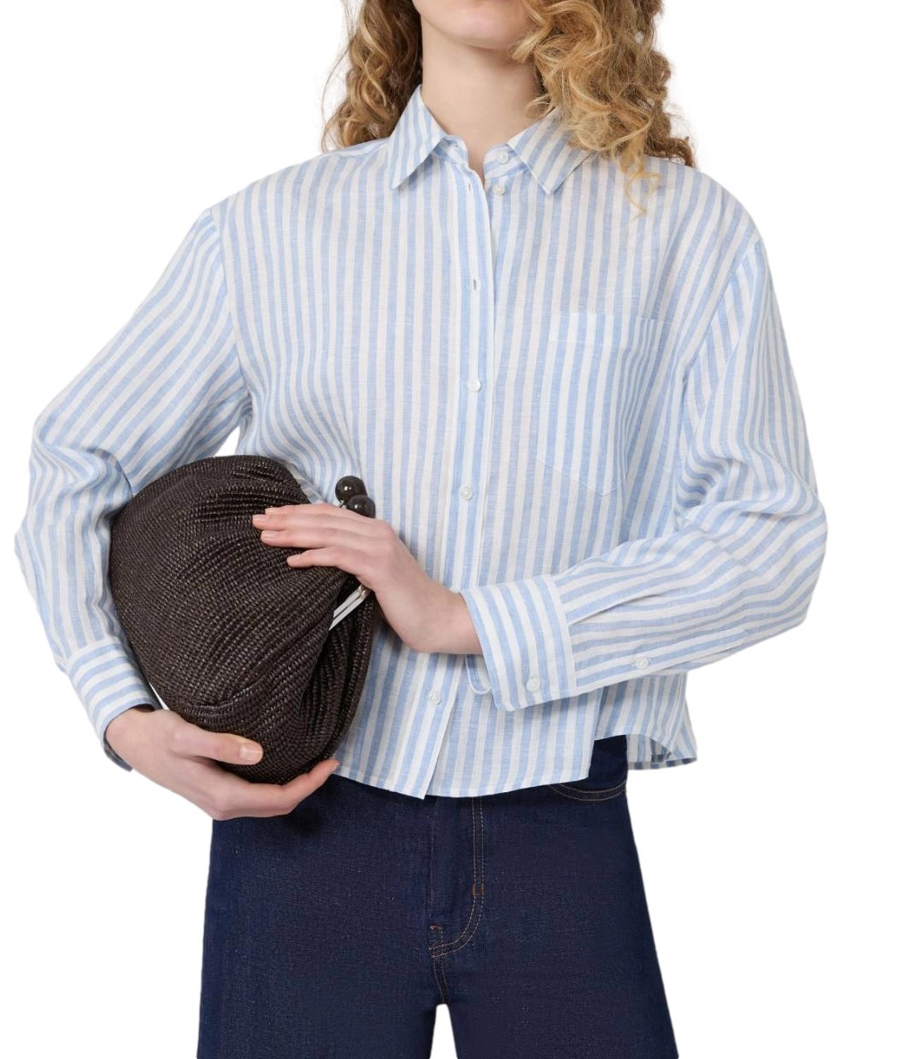 MAX MARA WEEKEND camicia Wkdalbatro azzurro donna