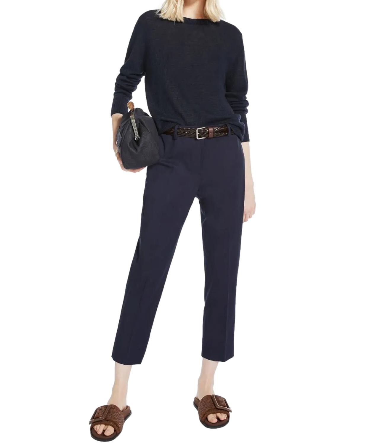 MAX MARA WEEKEND pantalone Wkdcecco blu donna