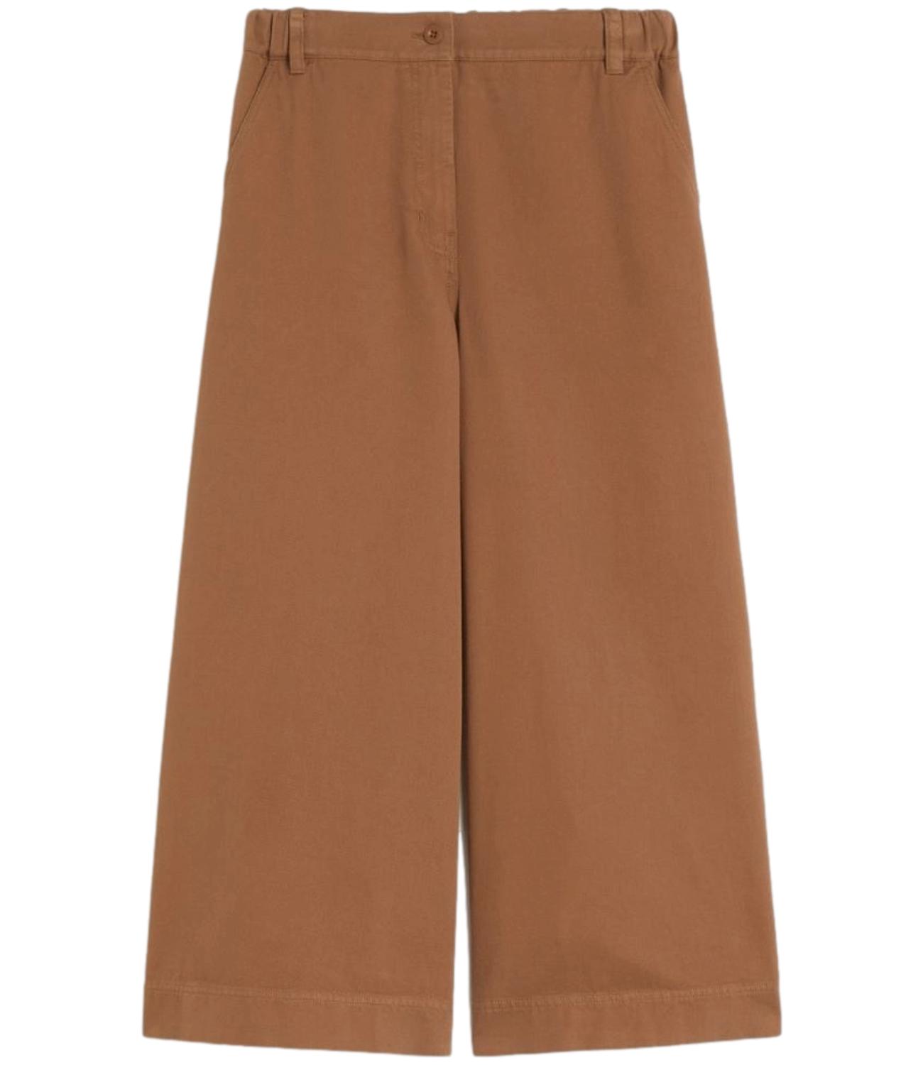 Max Mara Weekend Pantalone Wkdariete Cuoio Donna
