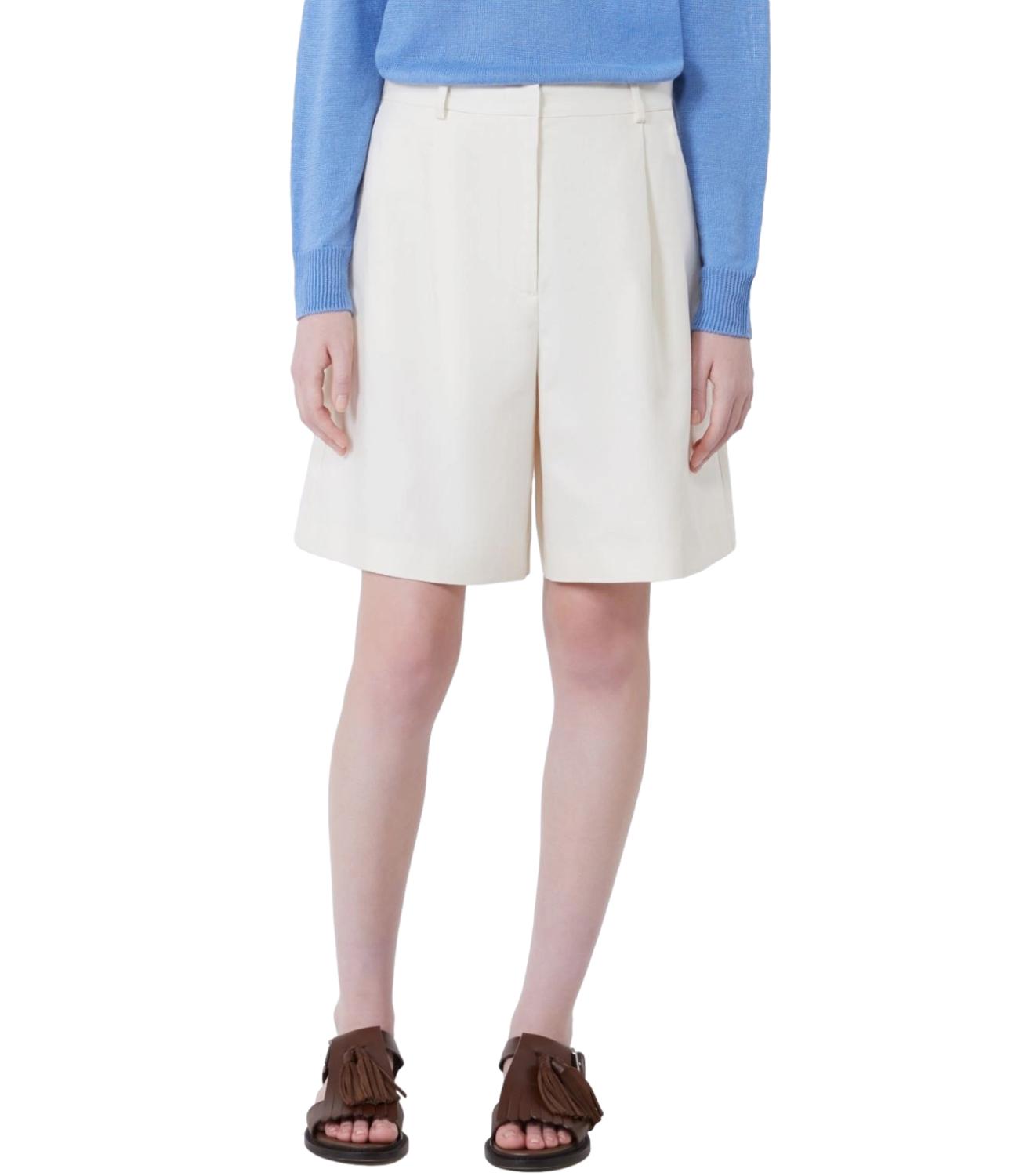 Max Mara Weekend Short Wkdecuba Ecru Donna