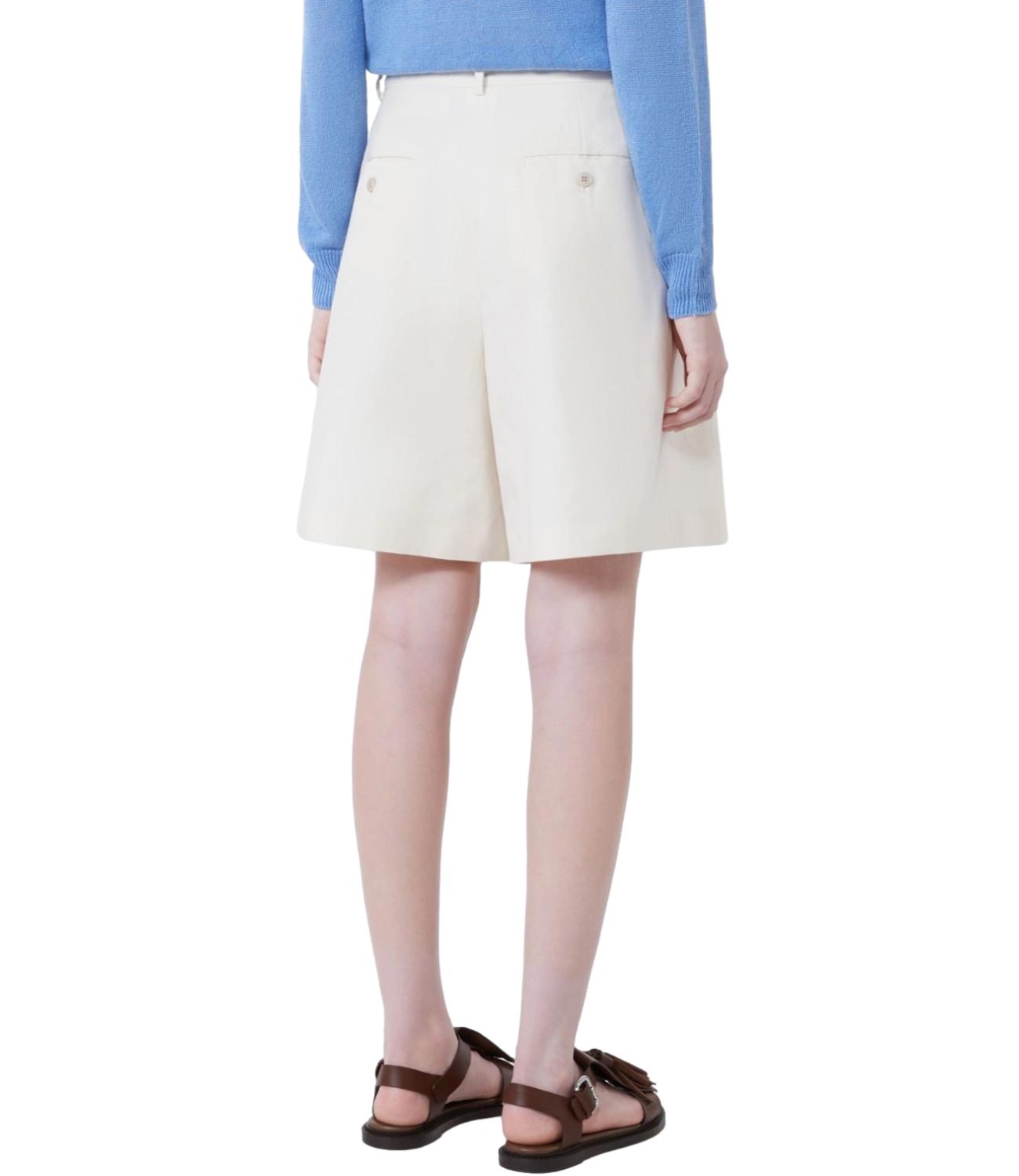 Max Mara Weekend Short Wkdecuba Ecru Donna
