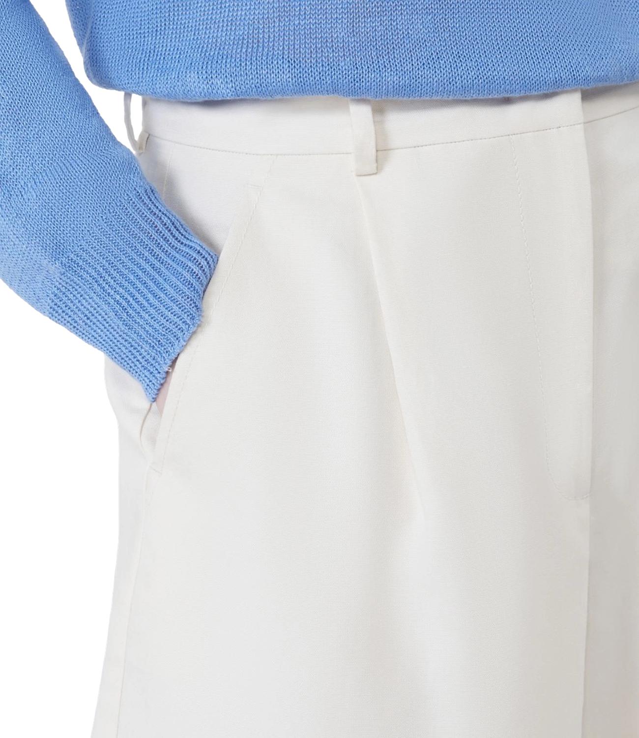 Max Mara Weekend Short Wkdecuba Ecru Donna