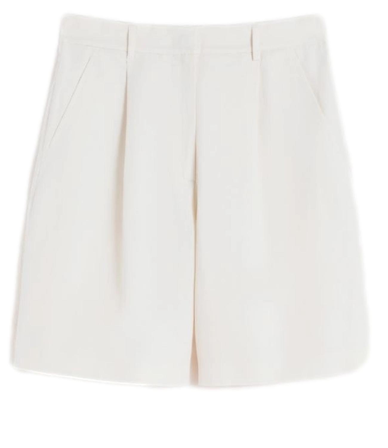 Max Mara Weekend Short Wkdecuba Ecru Donna