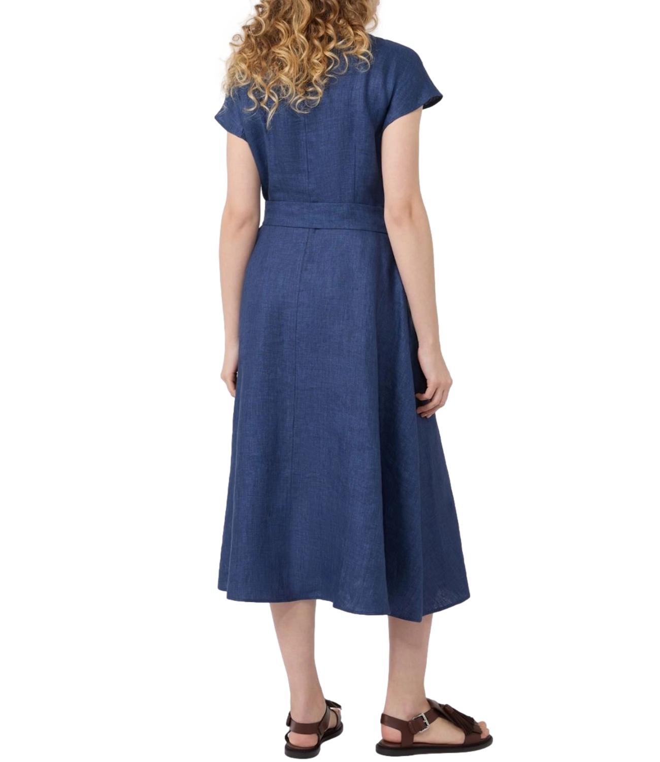 Max Mara Weekend Abito Wkdesordio Blu Donna