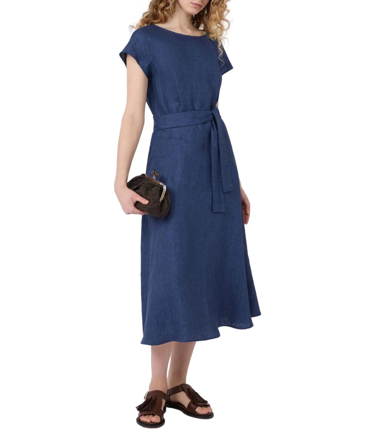 Max Mara Weekend Abito Wkdesordio Blu Donna
