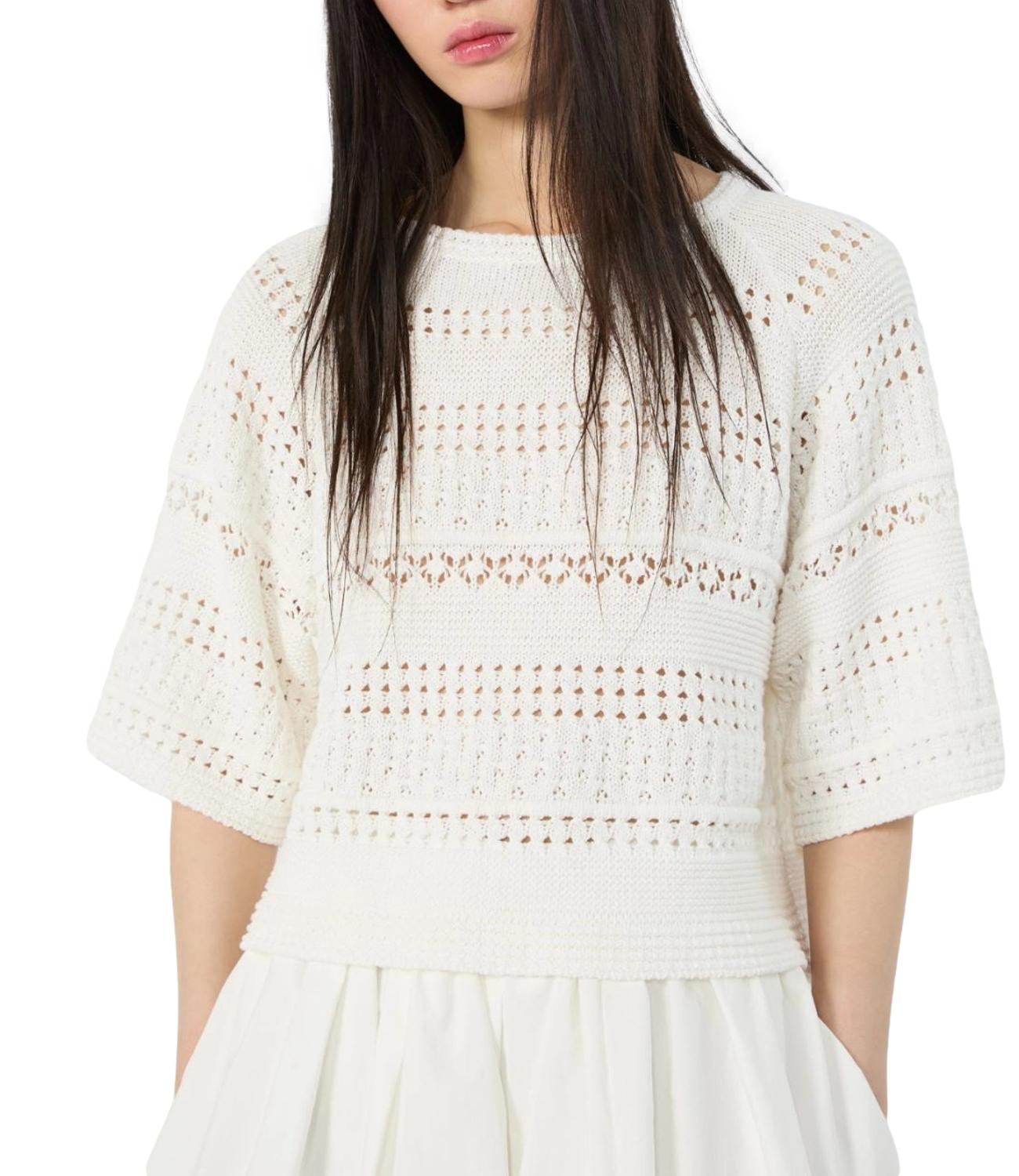 Max Mara Weekend Maglia Wkiorche Avorio Donna