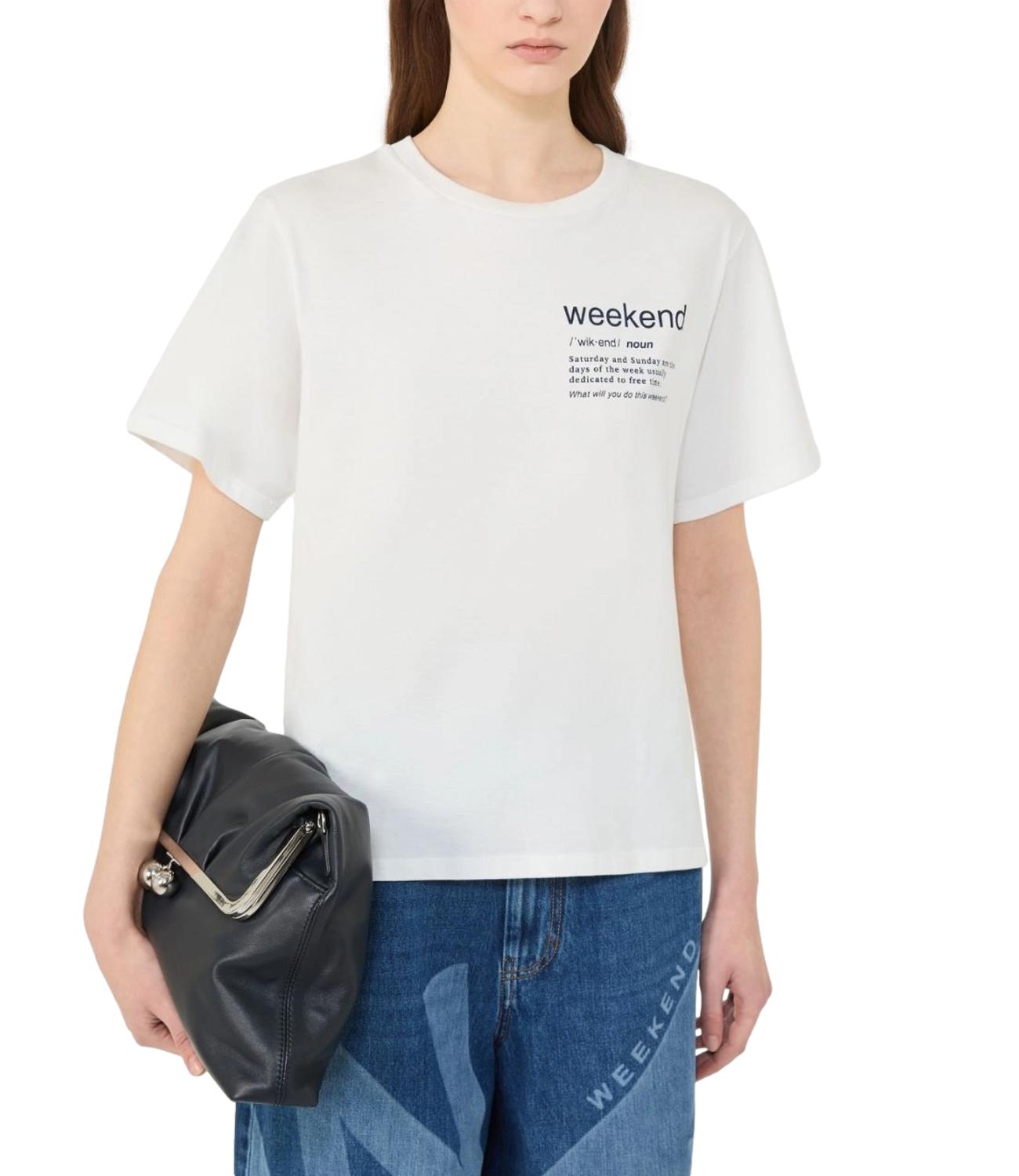 Max Mara Weekend T-shirt Wkdtenue Bianco Donna