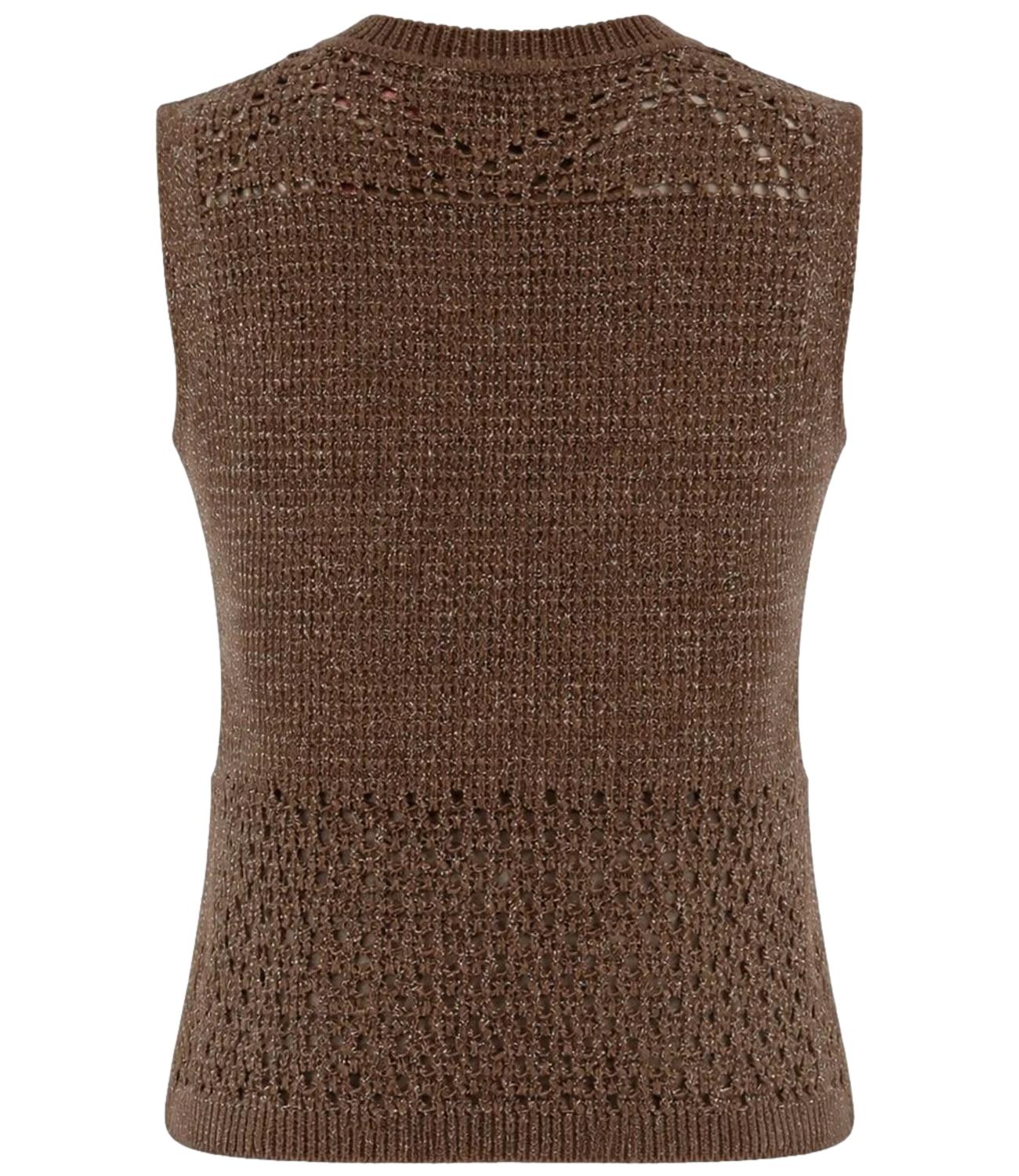 Mc2 Saint Barth Top Aire Mesh Lurex Donna