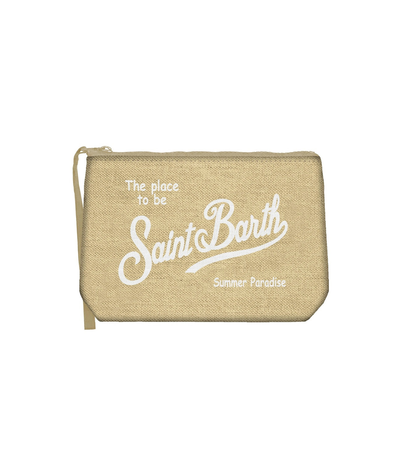 Aline Pochette in lino beige donna