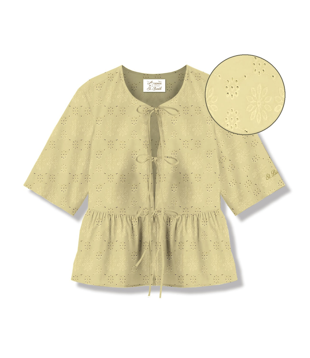 Blusa Mc2 Saint Barth AYO0001 Donna - Sangallo Fleur Embry 92l