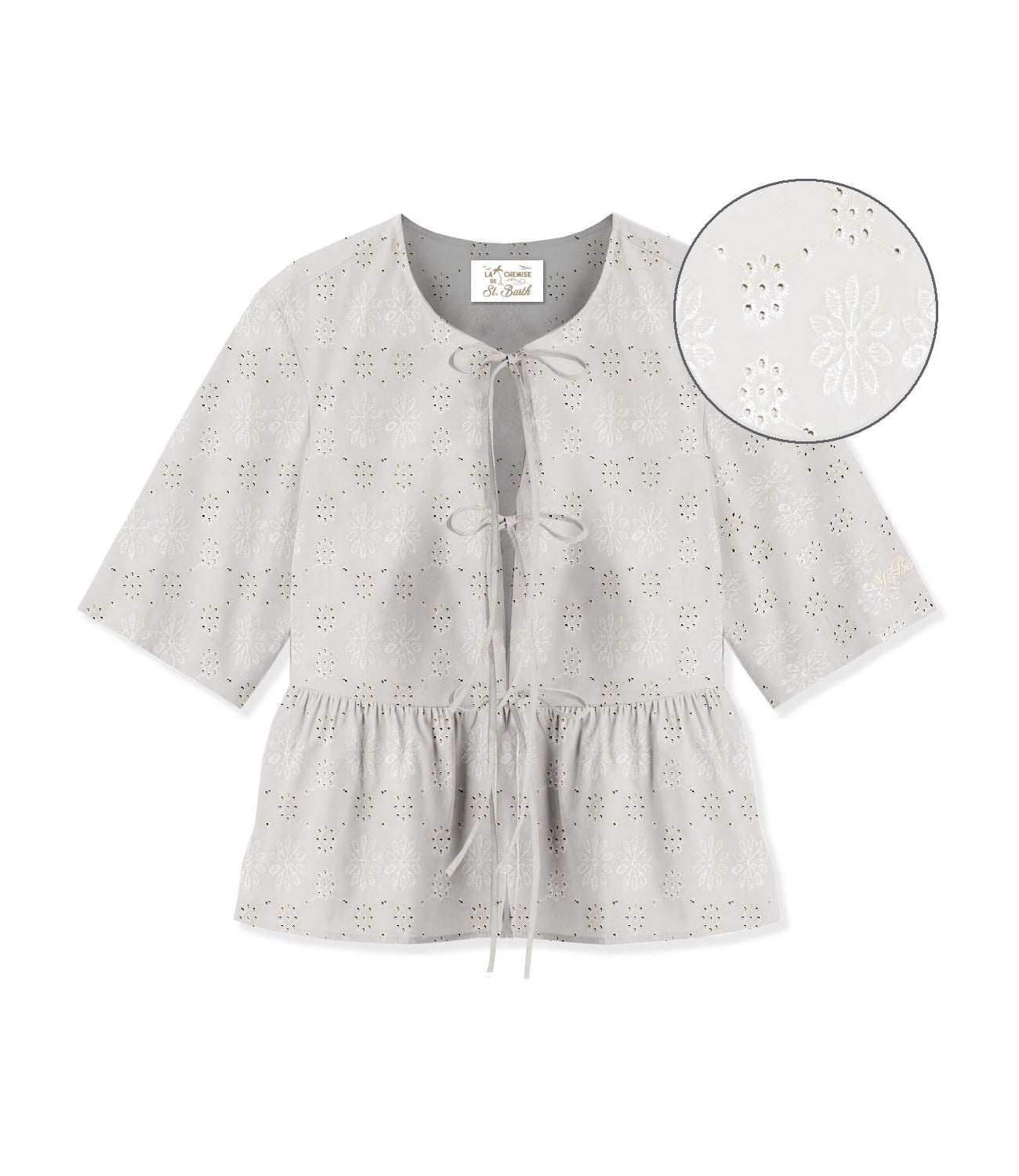 Blusa Mc2 Saint Barth AYO0001 Donna - Sangallo Fleur Embry 01