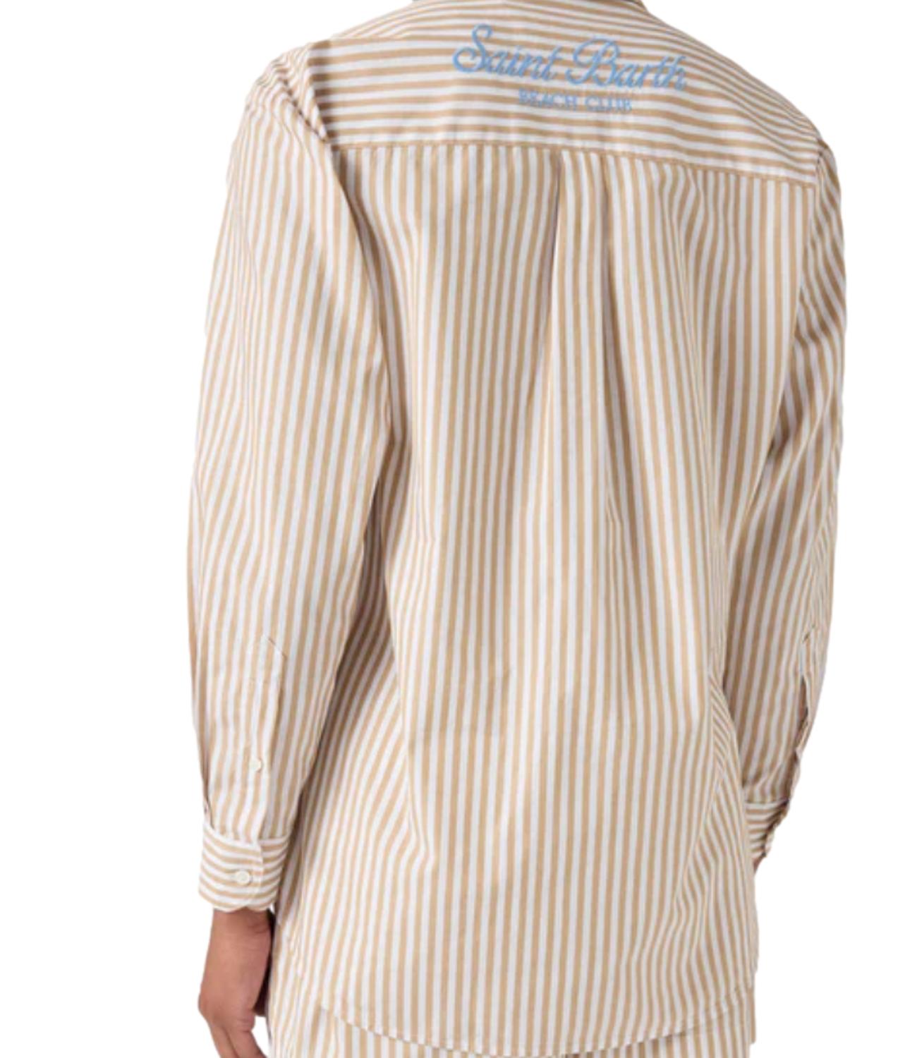 Camicia Mc2 Saint Barth BRIG001 Donna - Cotton Sb Beach Stripes V 11 E