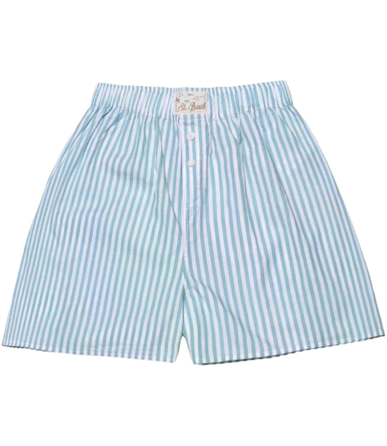 Mc2 Saint Barth Short Boxy Azzurro Donna