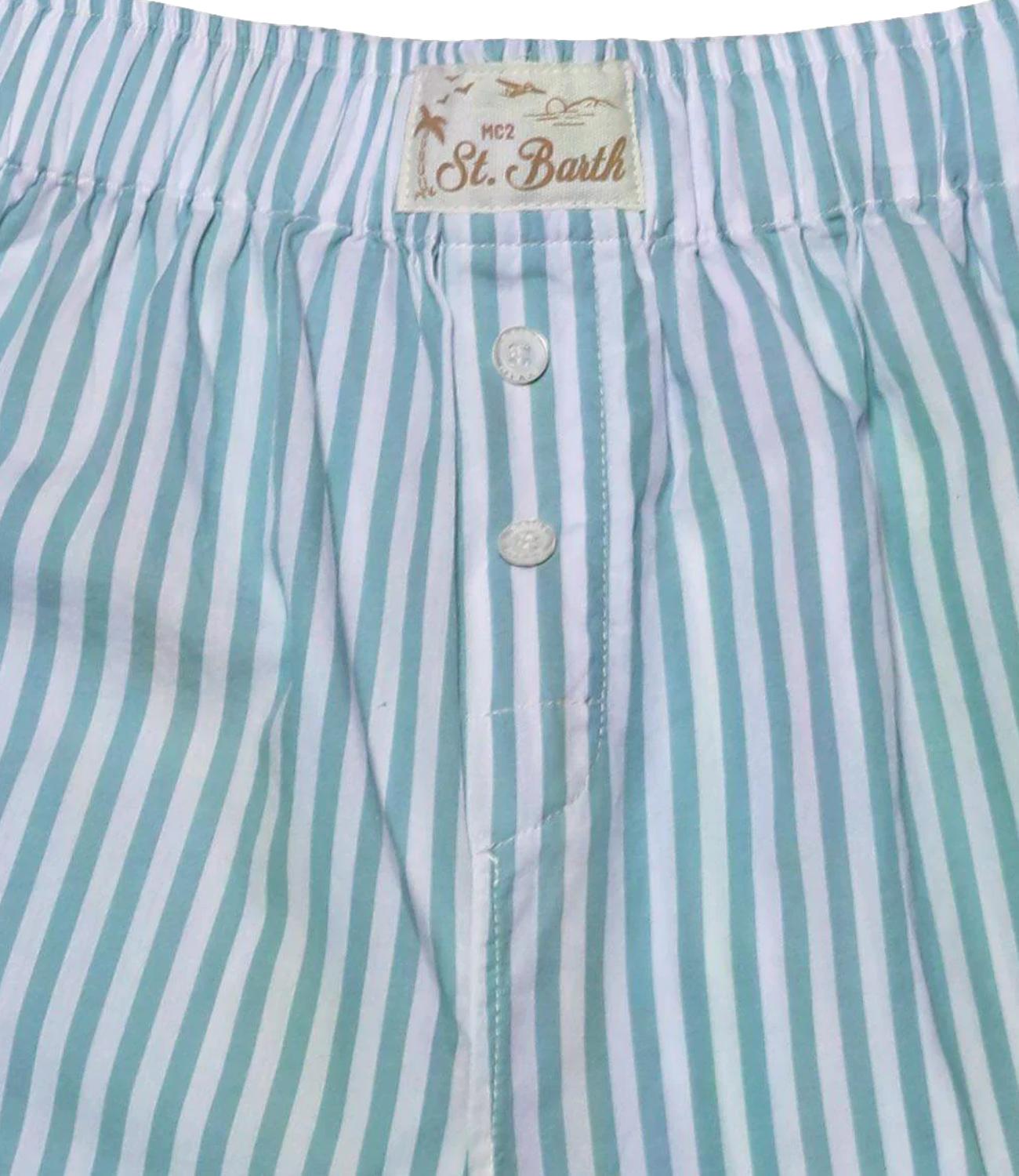 Mc2 Saint Barth Short Boxy Azzurro Donna