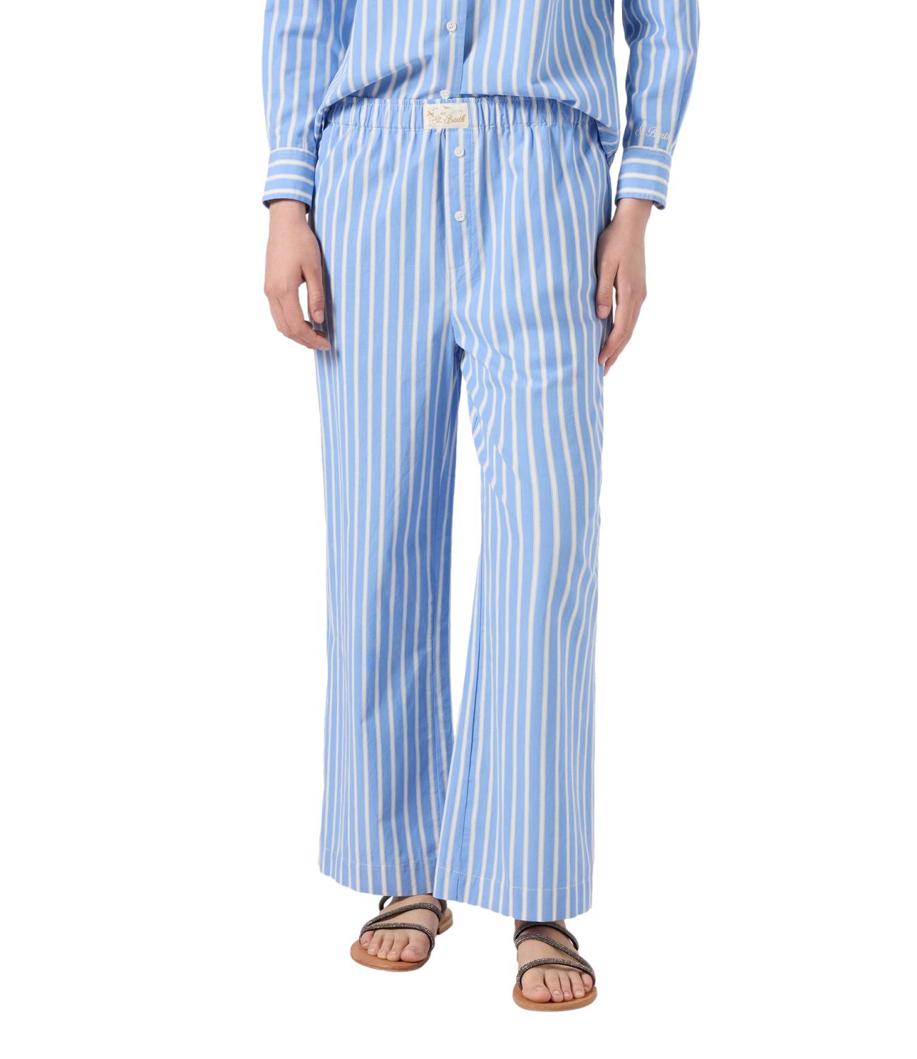 Pantalone Mc2 Saint Barth DOH0001 Donna - Cotton Stripes Tiny Mini V 31