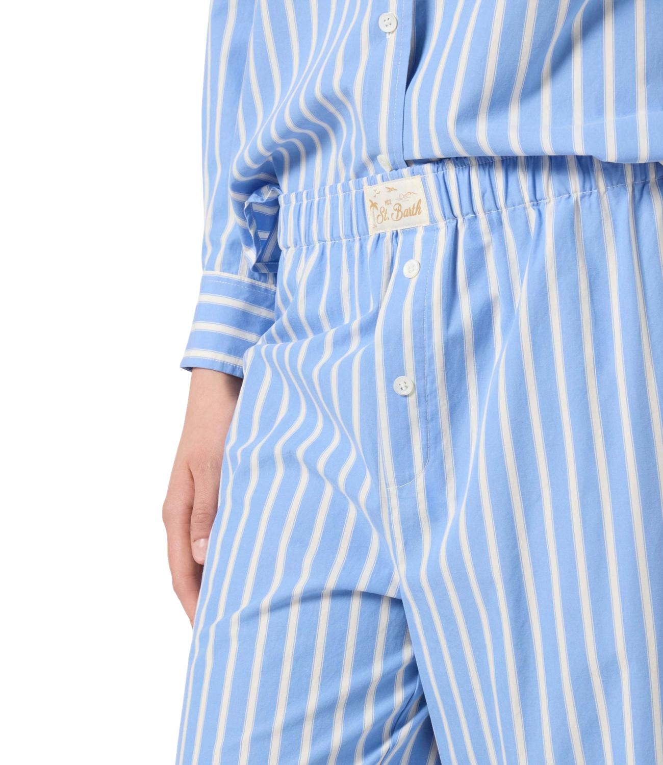 Pantalone Mc2 Saint Barth DOH0001 Donna - Cotton Stripes Tiny Mini V 31
