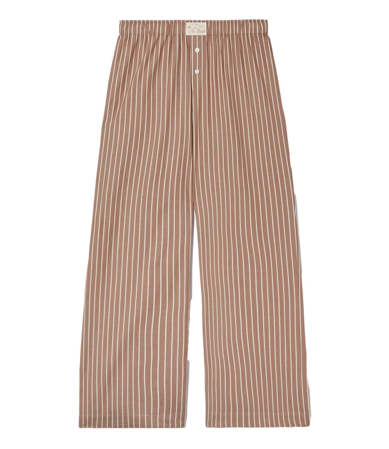 Pantalone Mc2 Saint Barth DOH0001 Donna - Cotton Stripes Tiny V 1810