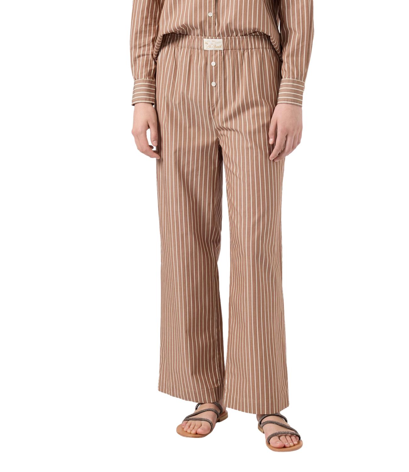 Pantalone Mc2 Saint Barth DOH0001 Donna - Cotton Stripes Tiny V 1810