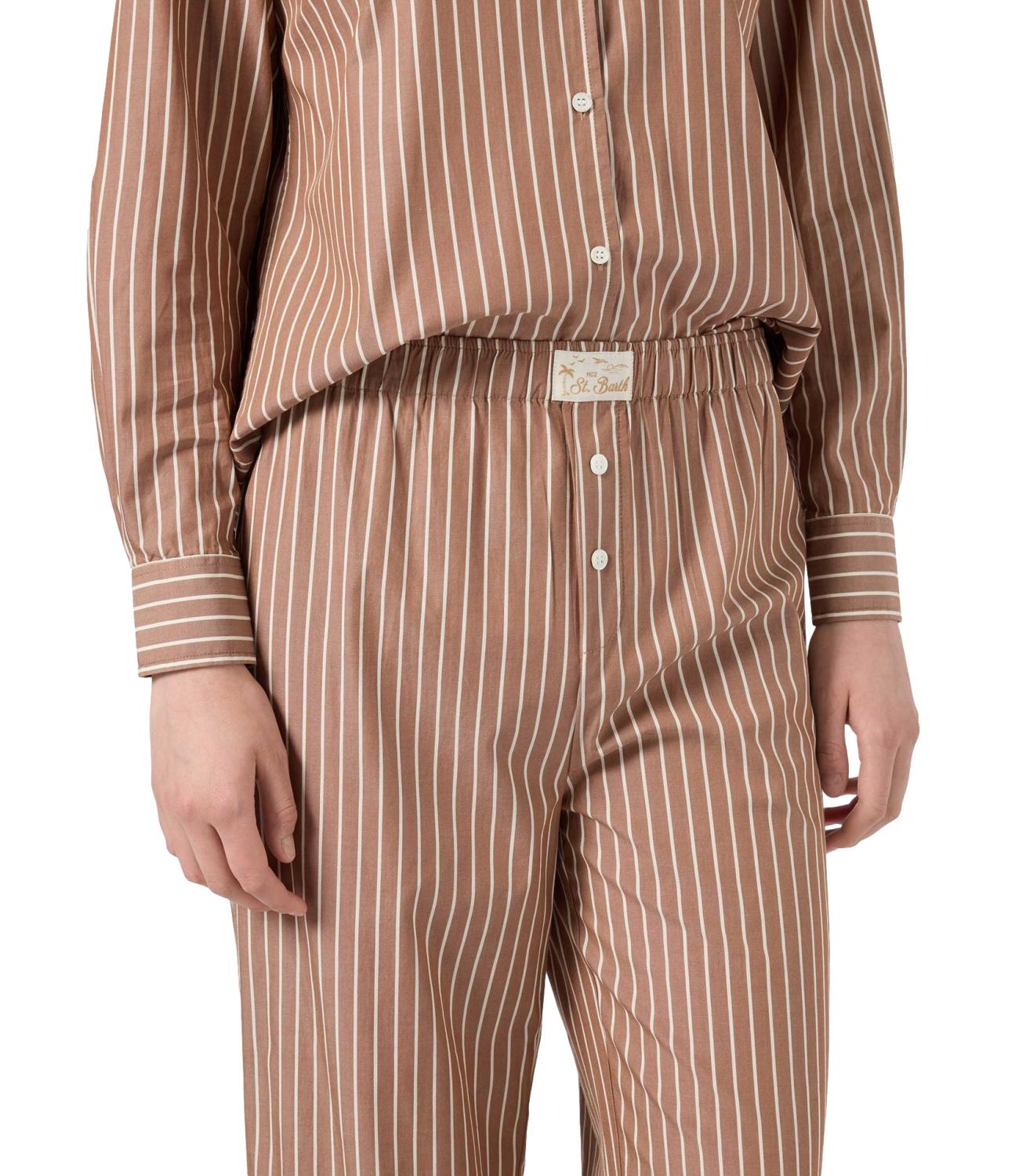 Pantalone Mc2 Saint Barth DOH0001 Donna - Cotton Stripes Tiny V 1810