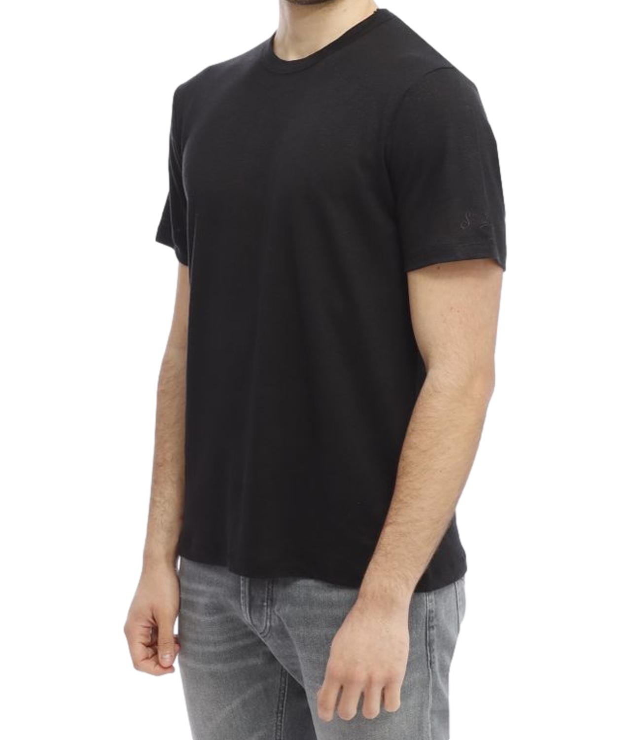 T-Shirt Mc2 Saint Barth ECS0003 Uomo - Linen 00 Black