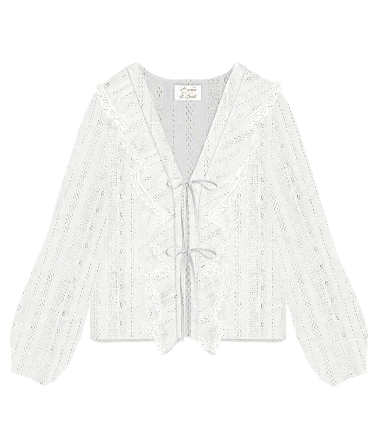 Camicia Mc2 Saint Barth EVI0001 Donna - Sangallo Stripes Embry 01