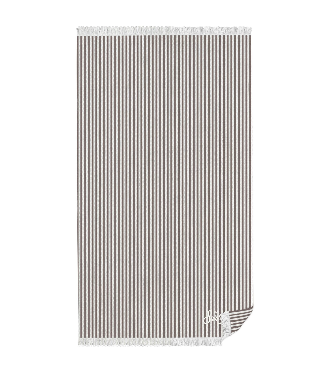 Telo mare Mc2 Saint Barth FOUT014 Donna - Micro Embossed Stripes V 18 em