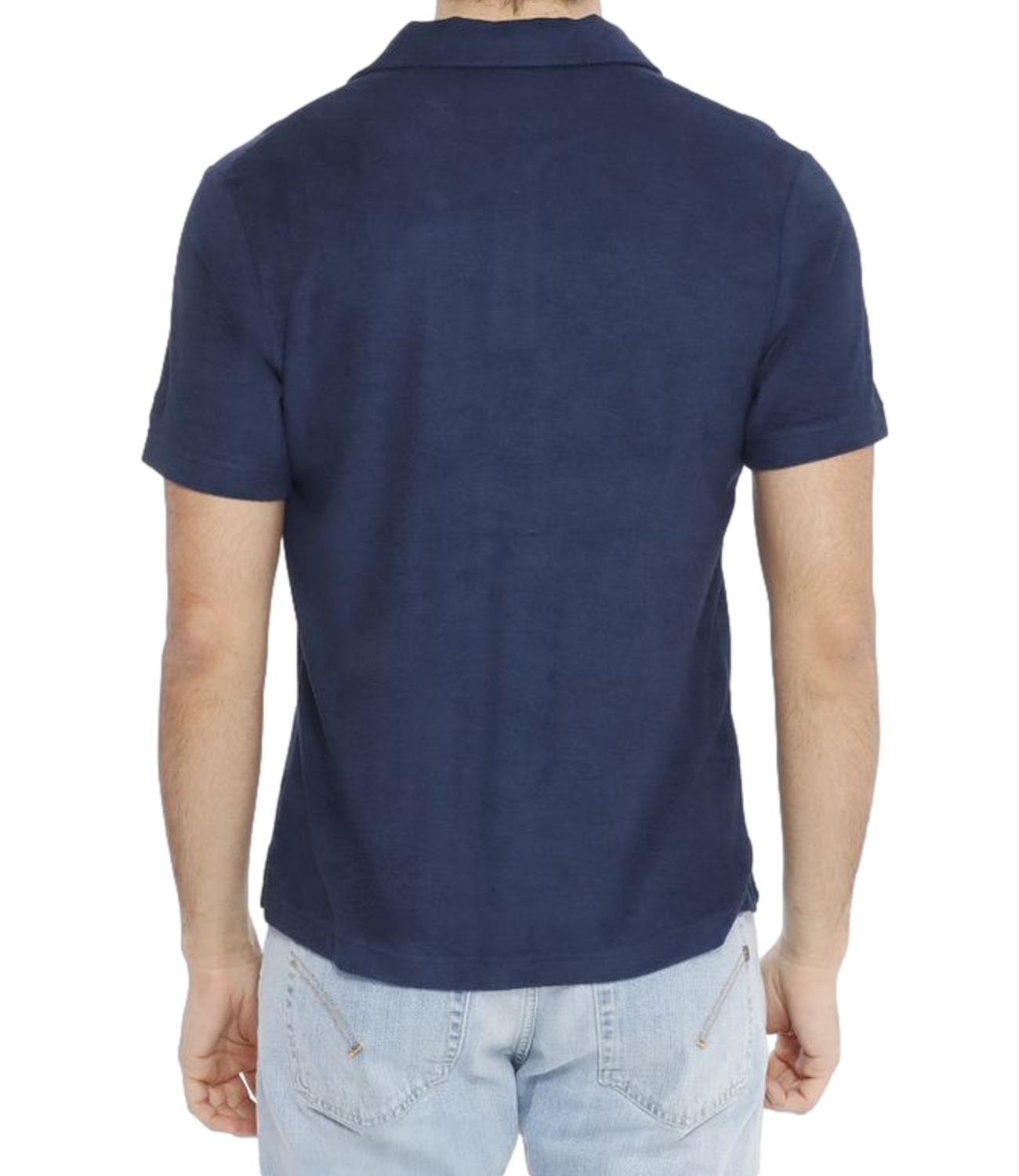 Polo Mc2 Saint Barth JER0001 Uomo - Terry 61 Blue Navy